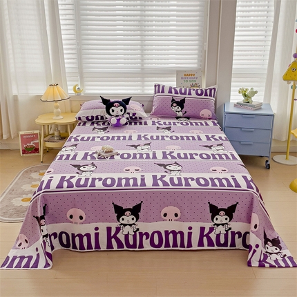 91家纺网 家纺一手货源 找家纺 （总）名兮家居 2024新款三丽鸥全棉床单【含防伪标】