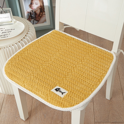 91家纺网 家纺一手货源 找家纺 （总）爱家居 2024新款灯芯绒马蹄形加厚家用餐椅坐垫可水洗垫子餐椅垫简约现代