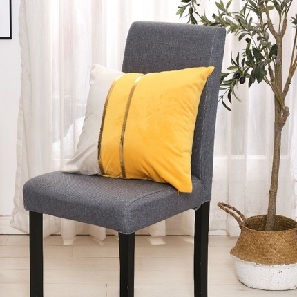 91家纺网 家纺一手货源 找家纺 （总）爱家居 2025新款亚马逊跨境北欧轻奢抱枕套荷兰绒拼色靠垫靠垫天鹅绒沙发腰枕