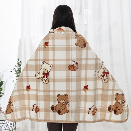 91家纺网 家纺一手货源 找家纺 （总）卉晨毛毯 2025爆款加厚潮人牛奶绒空调毯披肩毯午睡毛毯