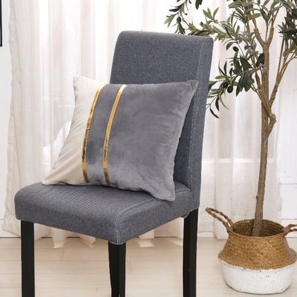 91家纺网 家纺一手货源 找家纺 （总）爱家居 2025新款亚马逊跨境北欧轻奢抱枕套荷兰绒拼色靠垫靠垫天鹅绒沙发腰枕