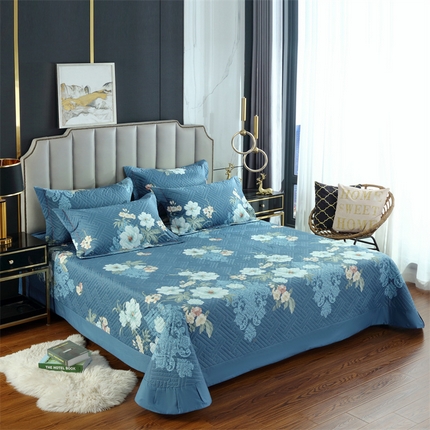91家纺网 家纺一手货源 找家纺 （总）2024新款全棉13376印花床盖款套件单品系列