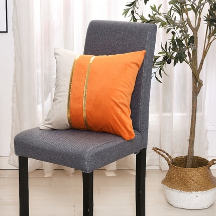 91家纺网 家纺一手货源 找家纺 （总）爱家居 2025新款亚马逊跨境北欧轻奢抱枕套荷兰绒拼色靠垫靠垫天鹅绒沙发腰枕