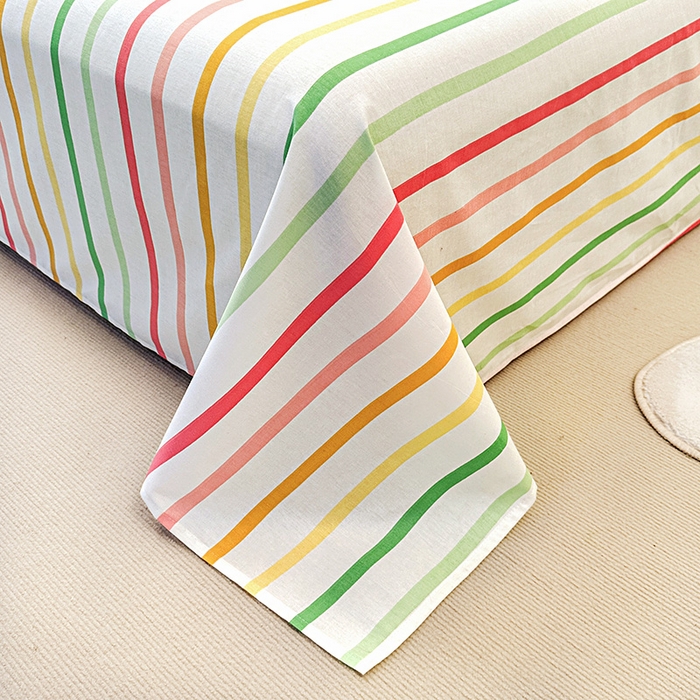 91家纺网 家纺一手货源 找家纺 大境 2024新款毛巾绣全棉纯棉学生三件套四件套 小快乐-果绿