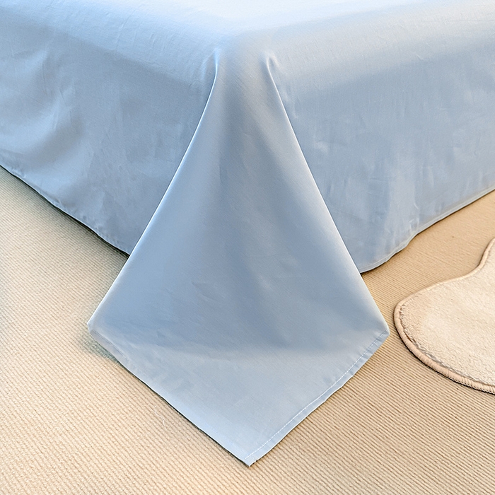 91家纺网 家纺一手货源 找家纺 大境 2024新款毛巾绣全棉纯棉学生三件套四件套 幸运猫-蓝条