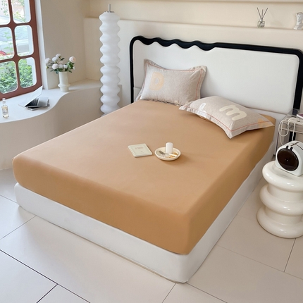 91家纺网 家纺一手货源 找家纺 （总）艾迪尚家纺 2025新款生态全棉磨毛印花四件套--单床笠