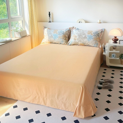 91家纺网 家纺一手货源 找家纺 （总）艾迪尚家纺 2025新款生态全棉磨毛印花四件套--单床单