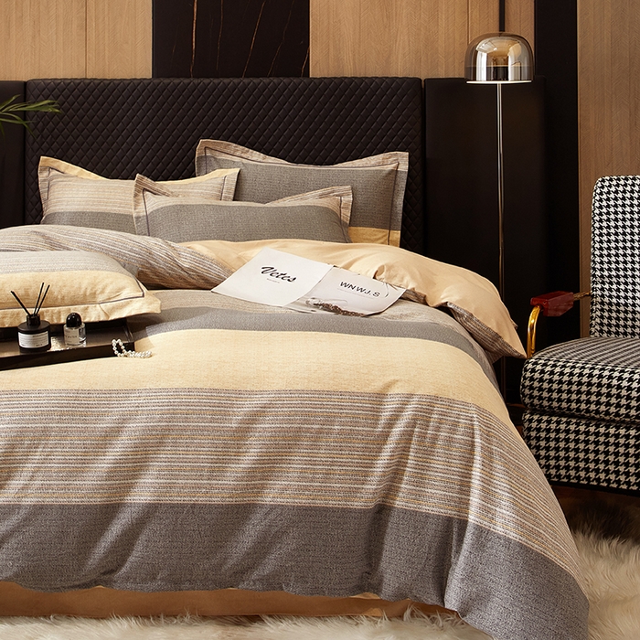 91家纺网 家纺一手货源 找家纺 帛美家纺 2024新款全棉生态磨毛印花四件套 爱意绵绵