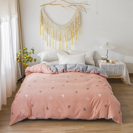 91家纺网 家纺一手货源 找家纺 （总）艾迪尚家纺 2025新款生态全棉磨毛印花四件套--单被套