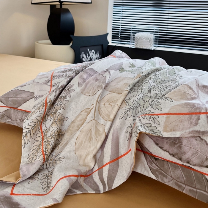 91家纺网 家纺一手货源 找家纺 艾迪尚家纺 2025新款生态全棉磨毛印花四件套 月溪