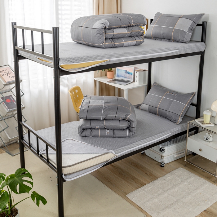 91家纺网 家纺一手货源 找家纺 （总）锦润家纺 2025新款学生季13372床笠床垫套印花全棉学生三件套多件套大礼包