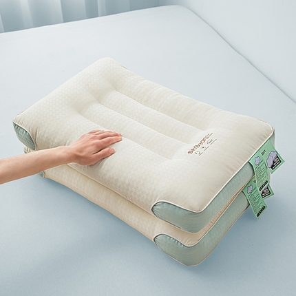 （总）贵夫人 2024新款提花云柔舒适枕枕头枕芯