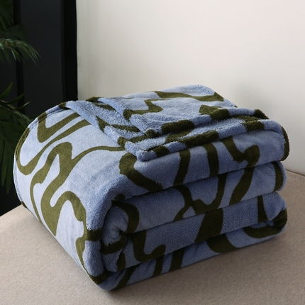 91家纺网 家纺一手货源 找家纺 （总）巴木赫 2024新款法兰绒舒棉绒熊猫绒毛毯