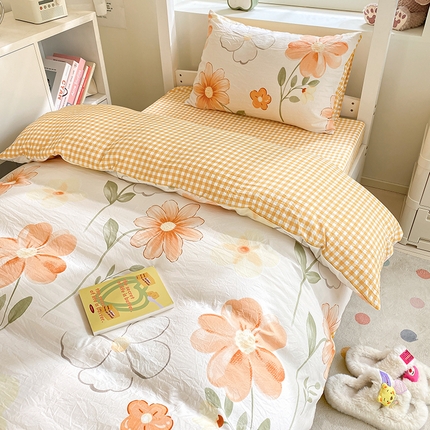 91家纺网 家纺一手货源 找家纺 （总）盛秋家纺 2025新款卡通印花学生三件套四件套