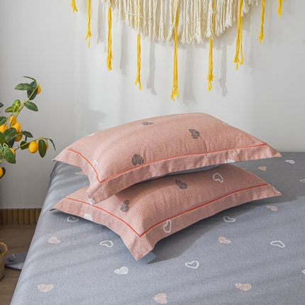 91家纺网 家纺一手货源 找家纺 （总）艾迪尚家纺 2025新款生态全棉磨毛印花四件套--单枕套