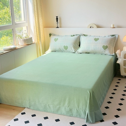 91家纺网 家纺一手货源 找家纺 （总）艾迪尚家纺 2025新款生态全棉磨毛印花四件套--单床单