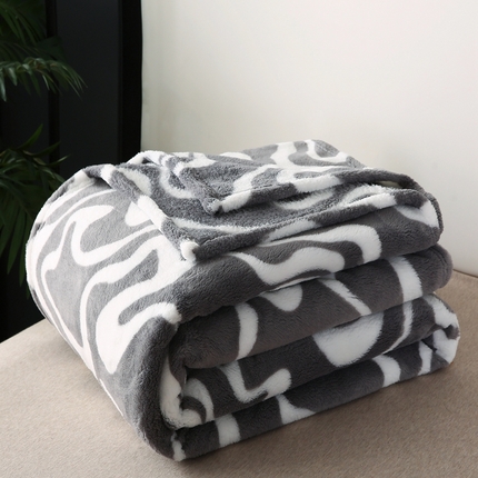 91家纺网 家纺一手货源 找家纺 （总）巴木赫 2024新款法兰绒舒棉绒熊猫绒毛毯