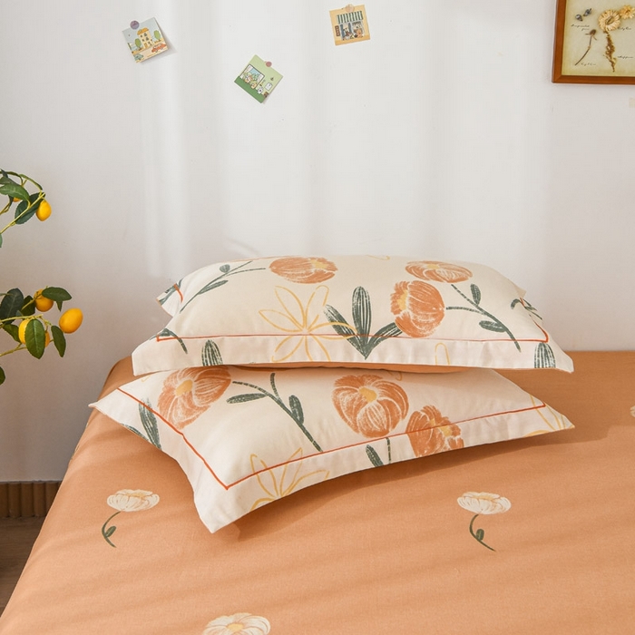 91家纺网 家纺一手货源 找家纺 艾迪尚家纺 2025新款生态全棉磨毛印花四件套--单被套 怡悦