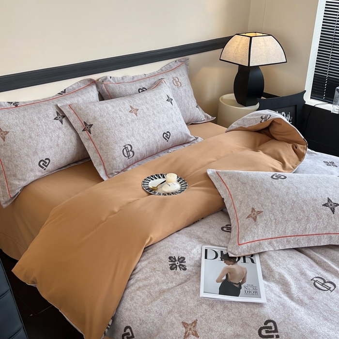 91家纺网 家纺一手货源 找家纺 艾迪尚家纺 2025新款生态全棉磨毛印花四件套 库洛