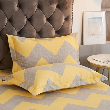 91家纺网 家纺一手货源 找家纺 （总）艾迪尚家纺 2025新款生态全棉磨毛印花四件套--单枕套