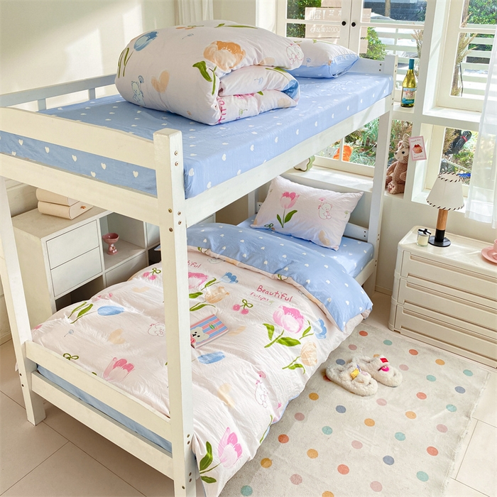 91家纺网 家纺一手货源 找家纺 （总）盛秋家纺 2025新款卡通印花学生三件套四件套