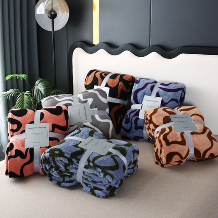 （总）巴木赫 2024新款法兰绒舒棉绒熊猫绒毛毯