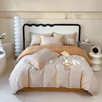 91家纺网 家纺一手货源 找家纺 （总）艾迪尚家纺 2025新款生态全棉磨毛印花四件套