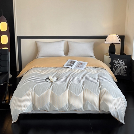 91家纺网 家纺一手货源 找家纺 （总）艾迪尚家纺 2025新款生态全棉磨毛印花四件套--单被套