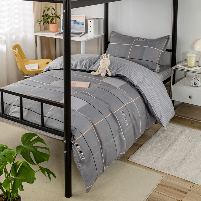 91家纺网 家纺一手货源 找家纺 （总）锦润家纺 2025新款学生季13372床笠床垫套印花全棉学生三件套多件套大礼包