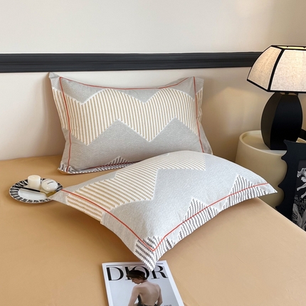 91家纺网 家纺一手货源 找家纺 （总）艾迪尚家纺 2025新款生态全棉磨毛印花四件套--单枕套