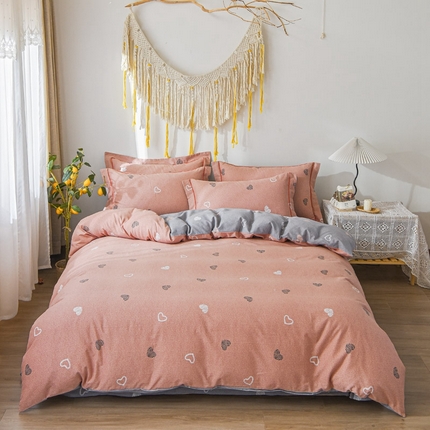 91家纺网 家纺一手货源 找家纺 （总）艾迪尚家纺 2025新款生态全棉磨毛印花四件套