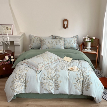 91家纺网 家纺一手货源 找家纺 （总）艾迪尚家纺 2025新款生态全棉磨毛印花四件套