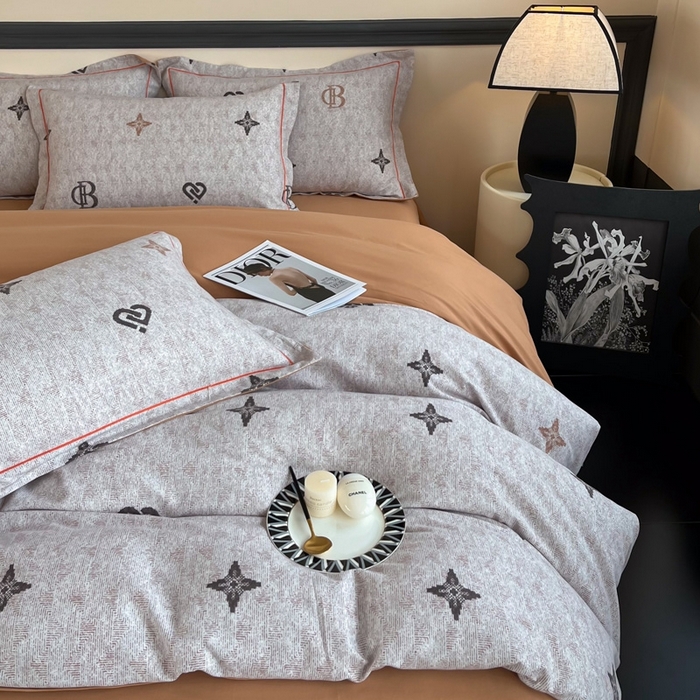 91家纺网 家纺一手货源 找家纺 艾迪尚家纺 2025新款生态全棉磨毛印花四件套--单被套 库洛