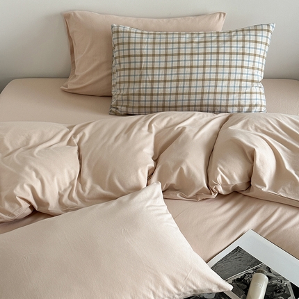 91家纺网 家纺一手货源 找家纺 （总）佳汐蓝家纺 2024新款A类针织棉全棉新疆长绒棉澳棉四件套