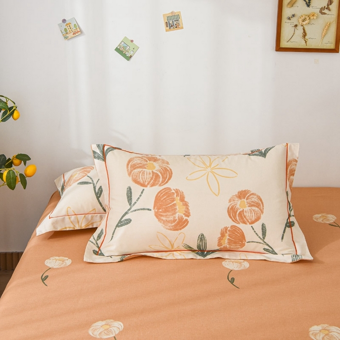 91家纺网 家纺一手货源 找家纺 艾迪尚家纺 2025新款生态全棉磨毛印花四件套--单被套 怡悦