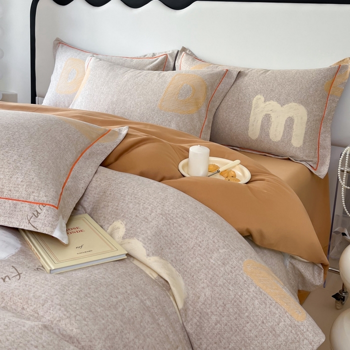 91家纺网 家纺一手货源 找家纺 艾迪尚家纺 2025新款生态全棉磨毛印花四件套 潮音