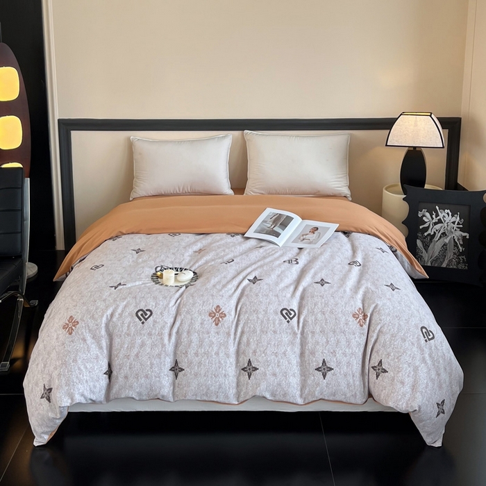 91家纺网 家纺一手货源 找家纺 艾迪尚家纺 2025新款生态全棉磨毛印花四件套--单被套 库洛