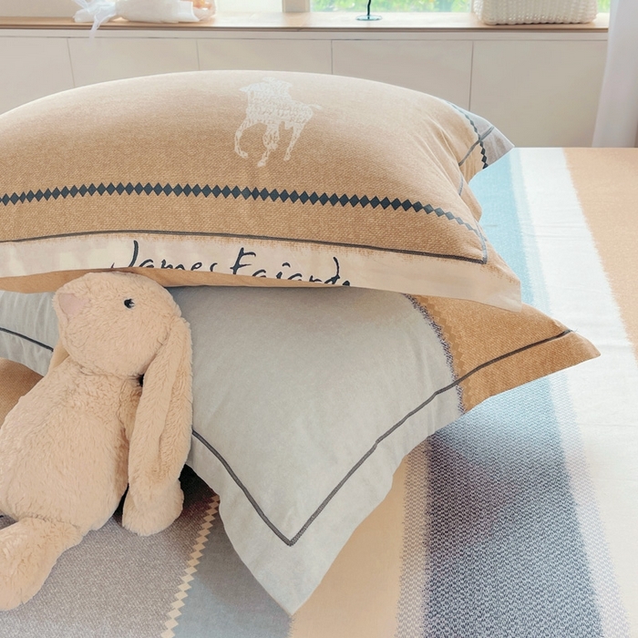 91家纺网 家纺一手货源 找家纺 艾迪尚家纺 2025新款生态全棉磨毛印花四件套 普罗迪—兰