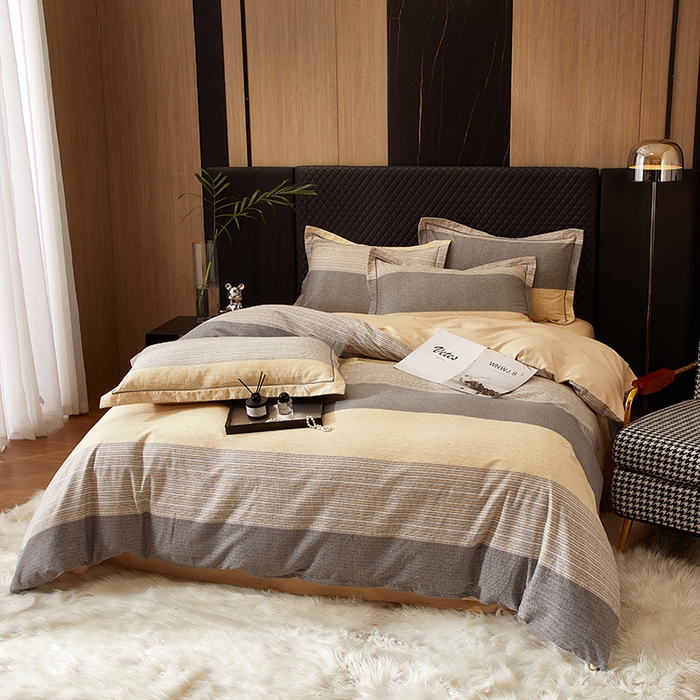 91家纺网 家纺一手货源 找家纺 帛美家纺 2024新款全棉生态磨毛印花四件套 爱意绵绵