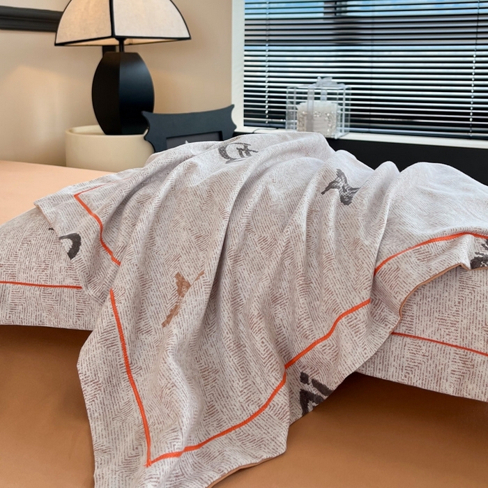 91家纺网 家纺一手货源 找家纺 艾迪尚家纺 2025新款生态全棉磨毛印花四件套 库洛