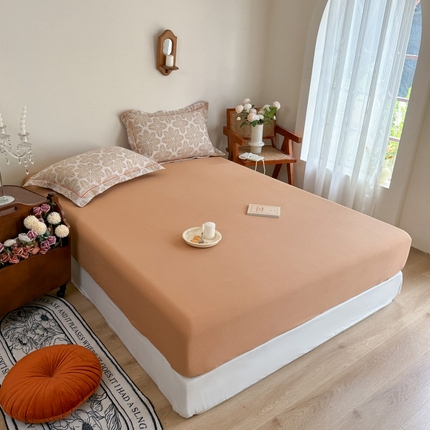 91家纺网 家纺一手货源 找家纺 （总）艾迪尚家纺 2025新款生态全棉磨毛印花四件套--单床笠