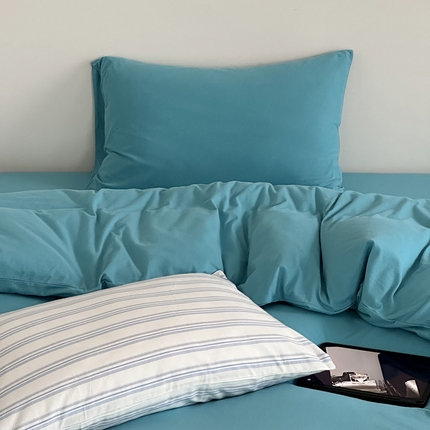 91家纺网 家纺一手货源 找家纺 （总）佳汐蓝家纺 2024新款A类针织棉全棉新疆长绒棉澳棉四件套