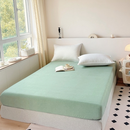 91家纺网 家纺一手货源 找家纺 （总）艾迪尚家纺 2025新款生态全棉磨毛印花四件套--单床笠