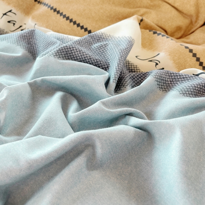 91家纺网 家纺一手货源 找家纺 艾迪尚家纺 2025新款生态全棉磨毛印花四件套 普罗迪—兰