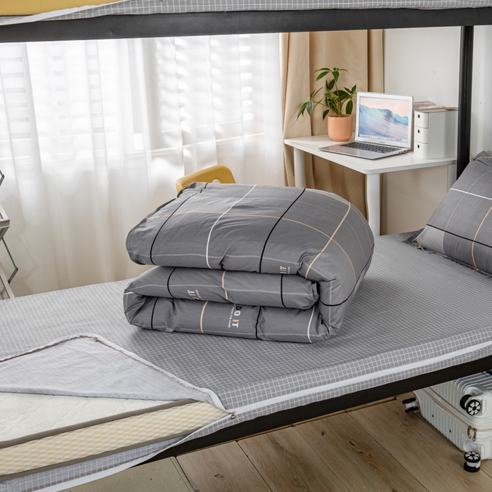 91家纺网 家纺一手货源 找家纺 （总）锦润家纺 2025新款学生季13372床笠床垫套印花全棉学生三件套多件套大礼包