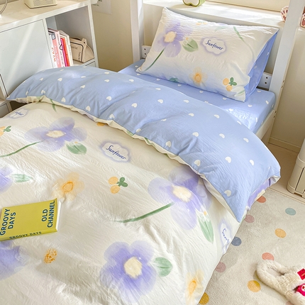 91家纺网 家纺一手货源 找家纺 （总）盛秋家纺 2025新款卡通印花学生三件套四件套