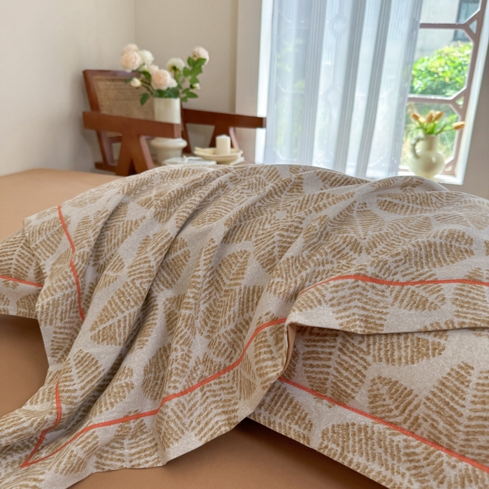 91家纺网 家纺一手货源 找家纺 艾迪尚家纺 2025新款生态全棉磨毛印花四件套 罗薇