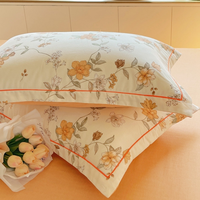 91家纺网 家纺一手货源 找家纺 艾迪尚家纺 2025新款生态全棉磨毛印花四件套--单被套 宁静—米