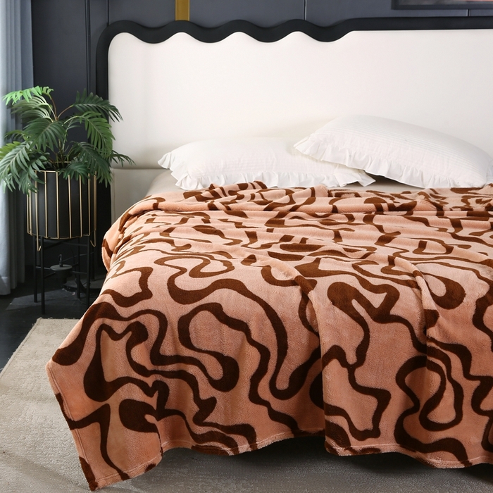 91家纺网 家纺一手货源 找家纺 （总）巴木赫 2024新款法兰绒舒棉绒熊猫绒毛毯