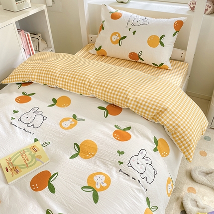 91家纺网 家纺一手货源 找家纺 （总）盛秋家纺 2025新款卡通印花学生三件套四件套